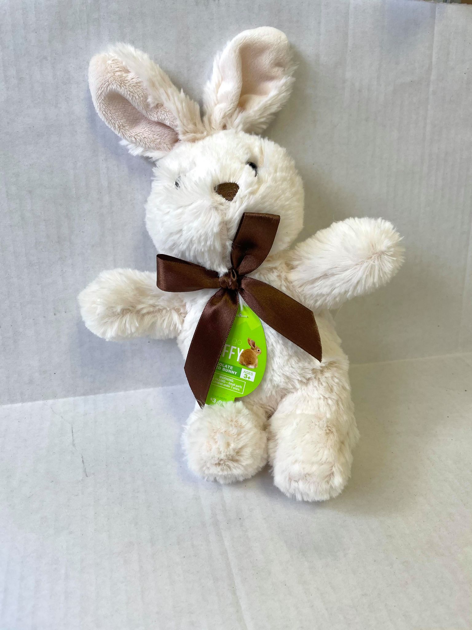 Happy Go Fluffy Chocolate Scented White Bunny DealMark